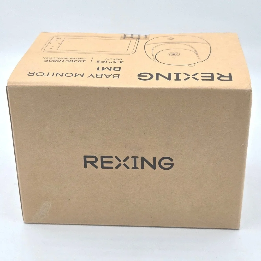 Rexing BM1 Baby Monitor 4.5 Inch IPS 1920x1080p HD Video‎ Night Vision, New